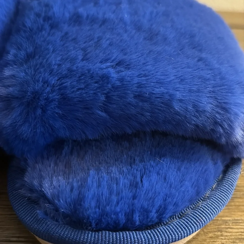 NEW Lot of 2x [SHEIN] Plush Slip-On Slippers & Gladiator Sandals Womens Sz 8/9 - Picture 7 of 14